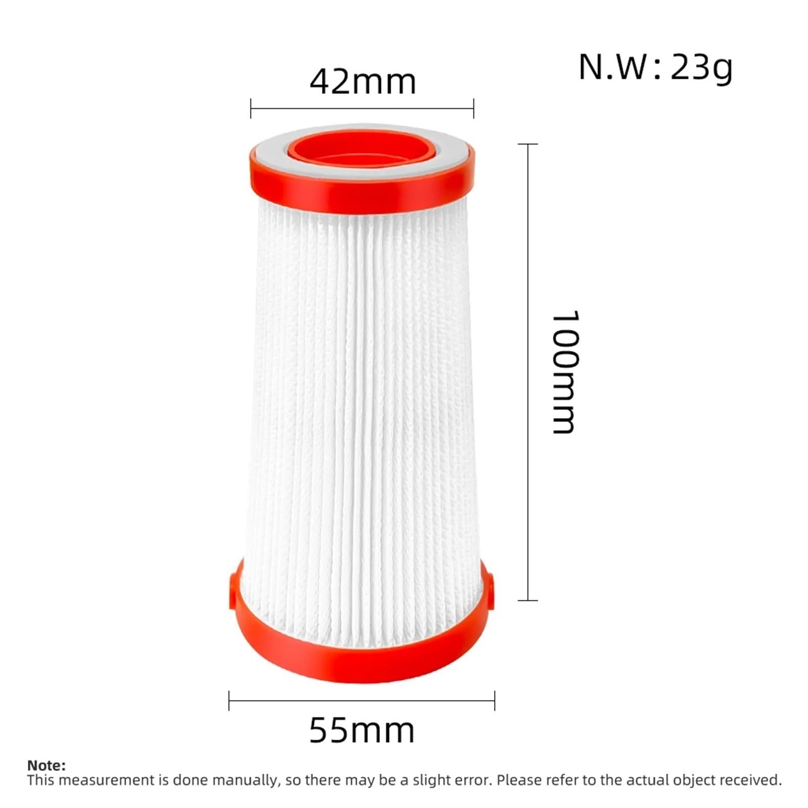 Zmywalny filtr, kompatybilny z Xiaomi, kompatybilny z Mijia,2 Pro / E401CN / E401CN Odkurzacz Wymienne Akcesoria filtrujące (12 szt.)