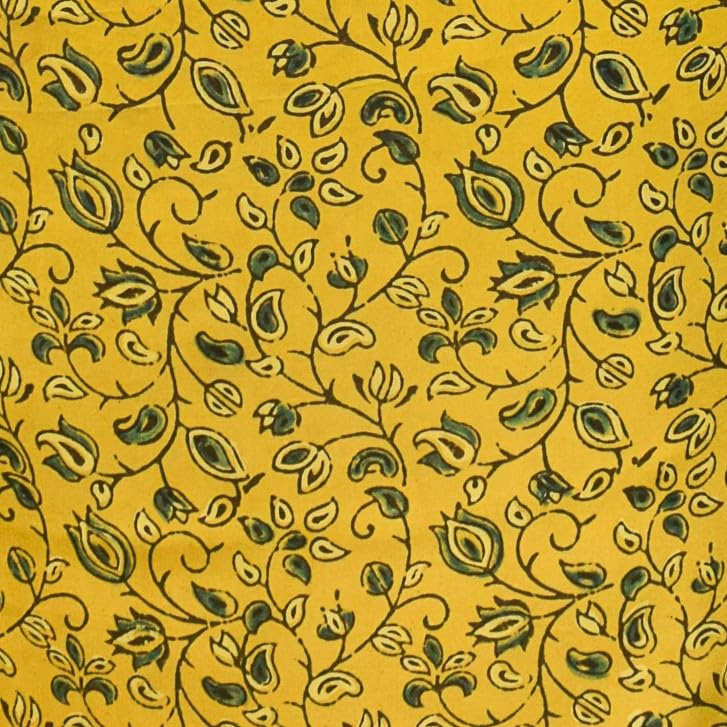 Image of Ethnics of Kutch Womens's Ajrakh Modal Silk Natural Dye Hand Block Print Unstitched Kurta Fabric