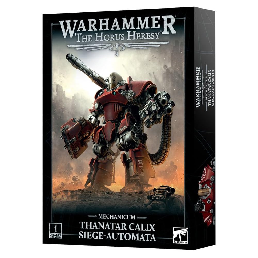 Games Workshop - Warhammer - Horus Heresy - Mechanicum: Thanatar Calix Siege Automata, Grey, Medium to Large