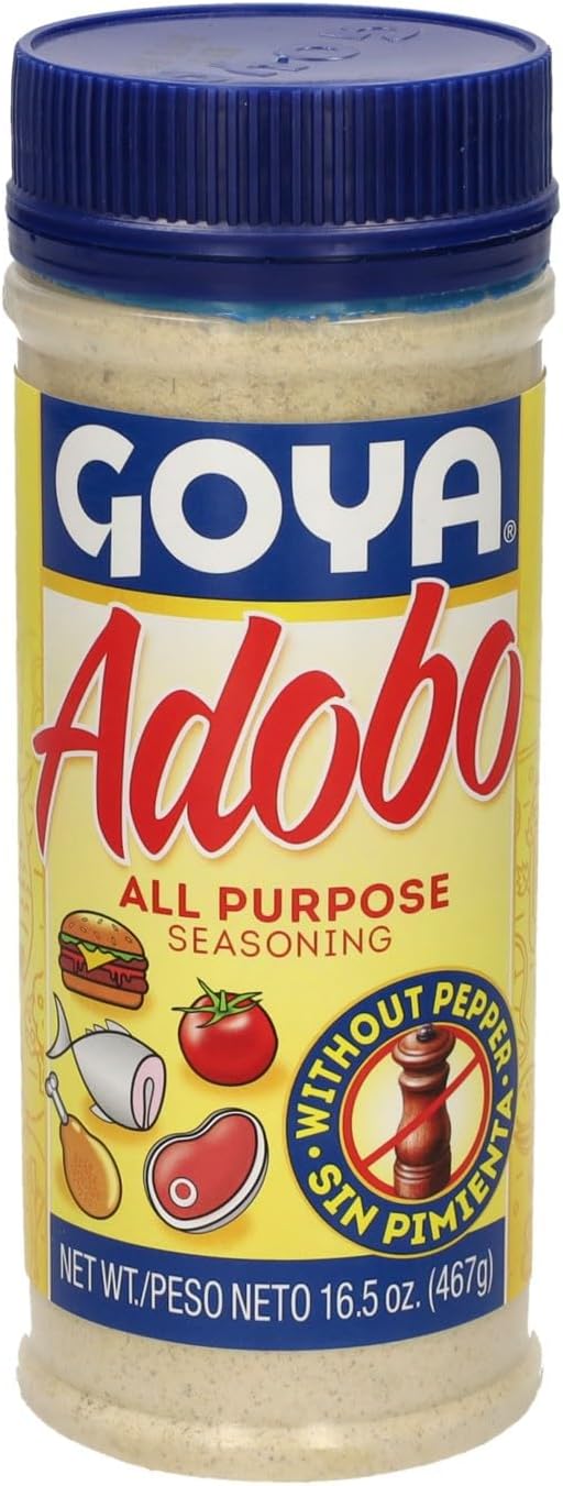 Goya Adobo All Purpose Seasoning without Pepper, 467g (16.5 OZ) | PACK OF 1 | All Purpose Seasoning | ADOBO (Without Pepper) | Perfect Blend | Premium Quality Seasoninmg.