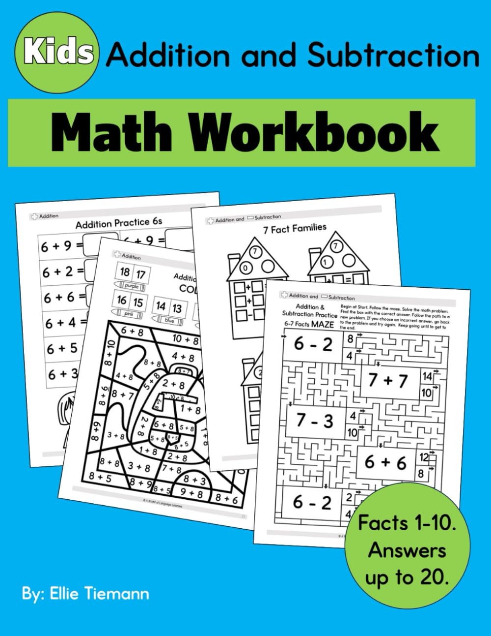 Kids Math Workbook: Addition and Subtraction (Math and Science Workbooks)
