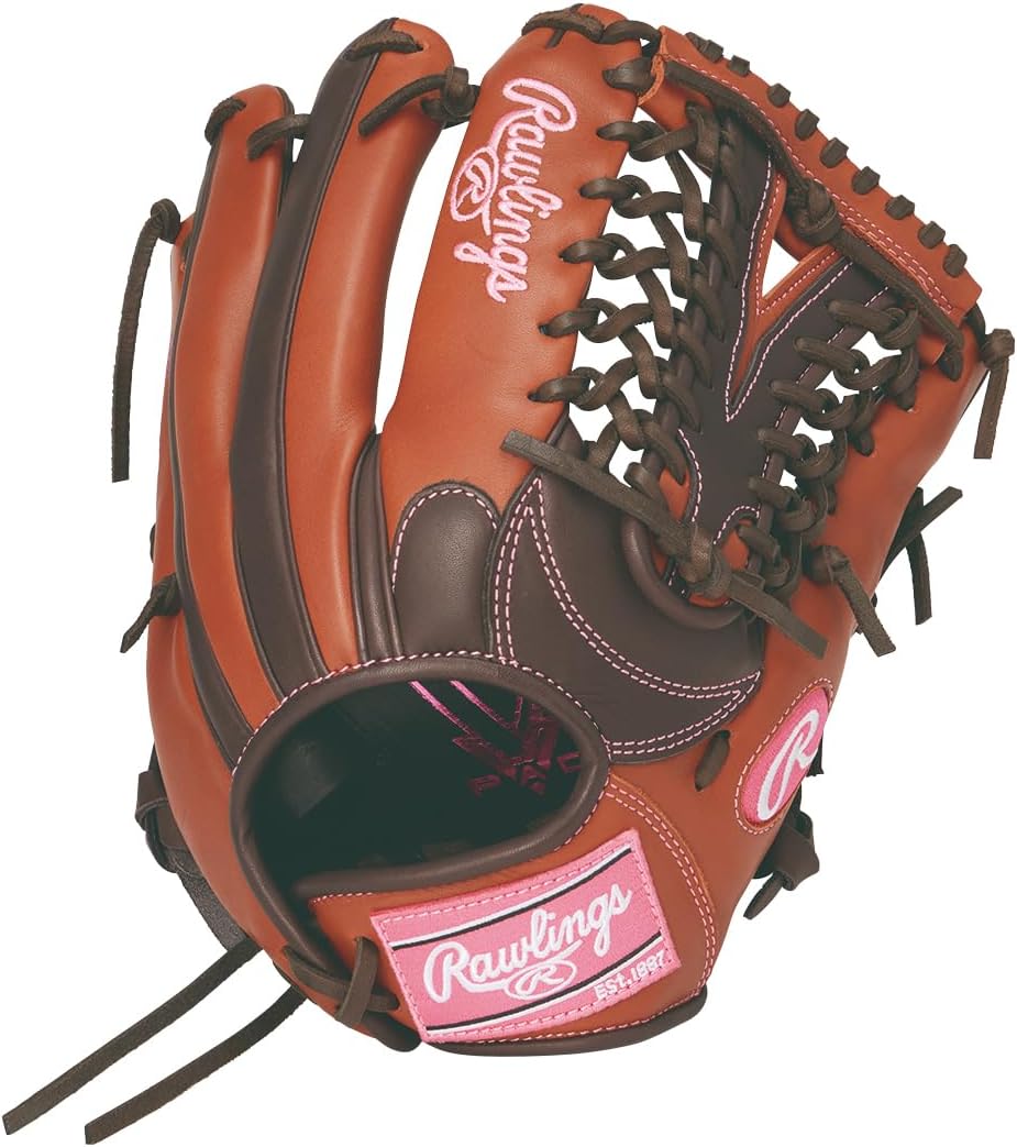Rawlings HOH DP Colors Softball Glove GS6HDS66 Mocha/Brown 12 inch *Left Throw