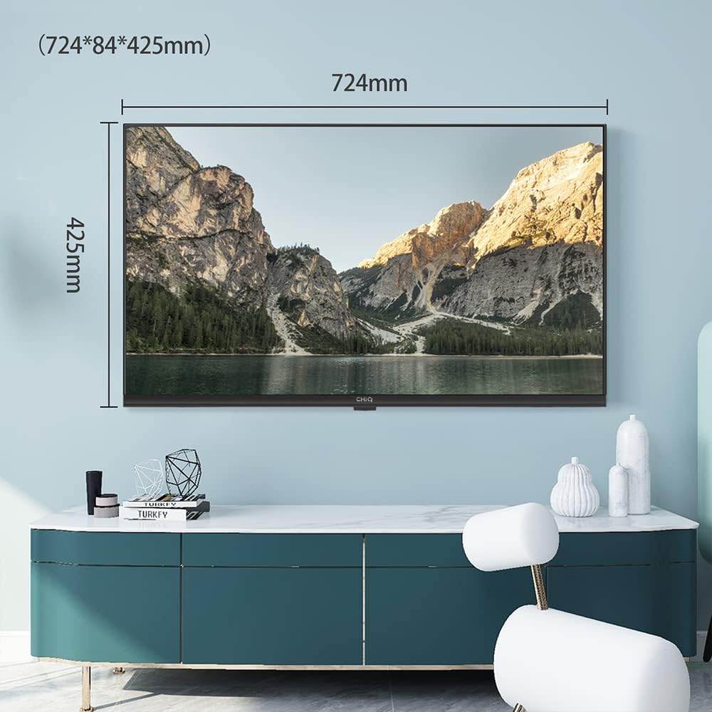 CHIQ L32G7L TV dimensions without stand
