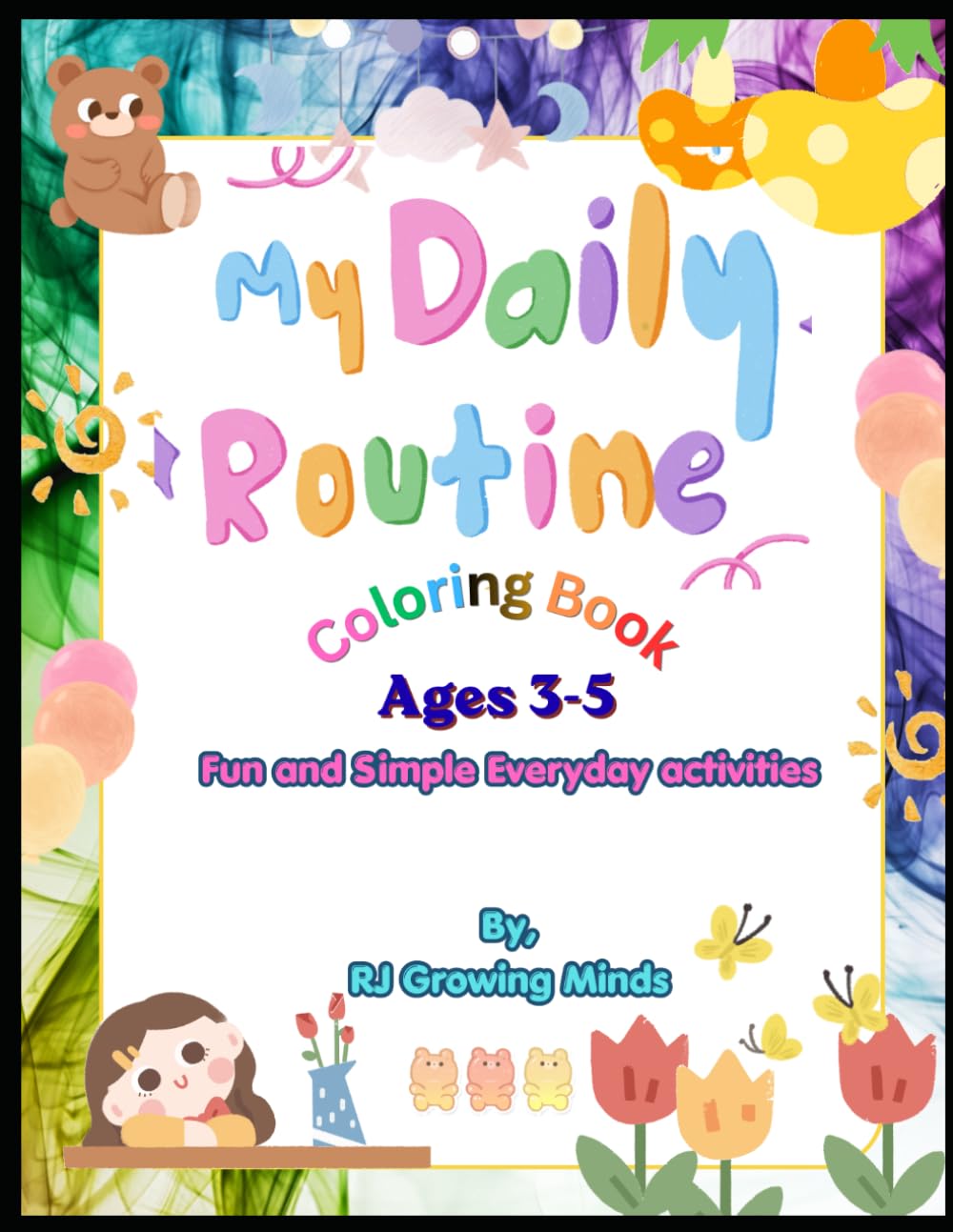 My Daily Routine Coloring Book for Kids Ages 3–5