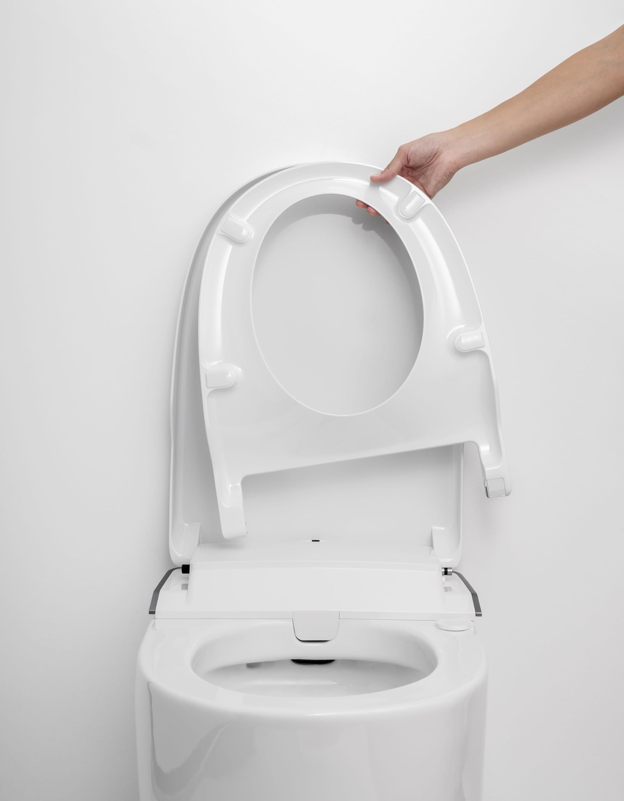 Roca A803105001 - In-Wash® Insignia con In-Tank® - Smart toilet adosado a pared Rimless con tanque integrado. Incluye tapa y asiento calefactado. Necesita toma de red.