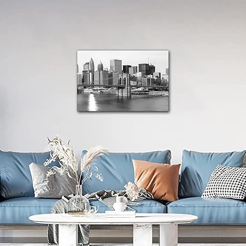 Vista 290 de 1 lienzo decorativo para pared, ferrocarril a través del bosque de pinos con niebla, decoración moderna para el hogar, sala de estar, arte de pared