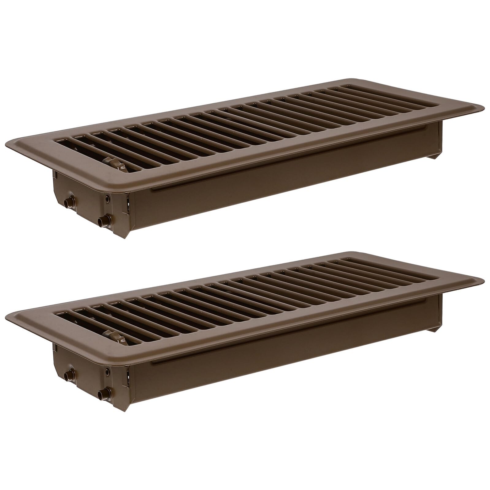 Grilles de ventilation en métal marron faciles à nettoyer pour chauffage