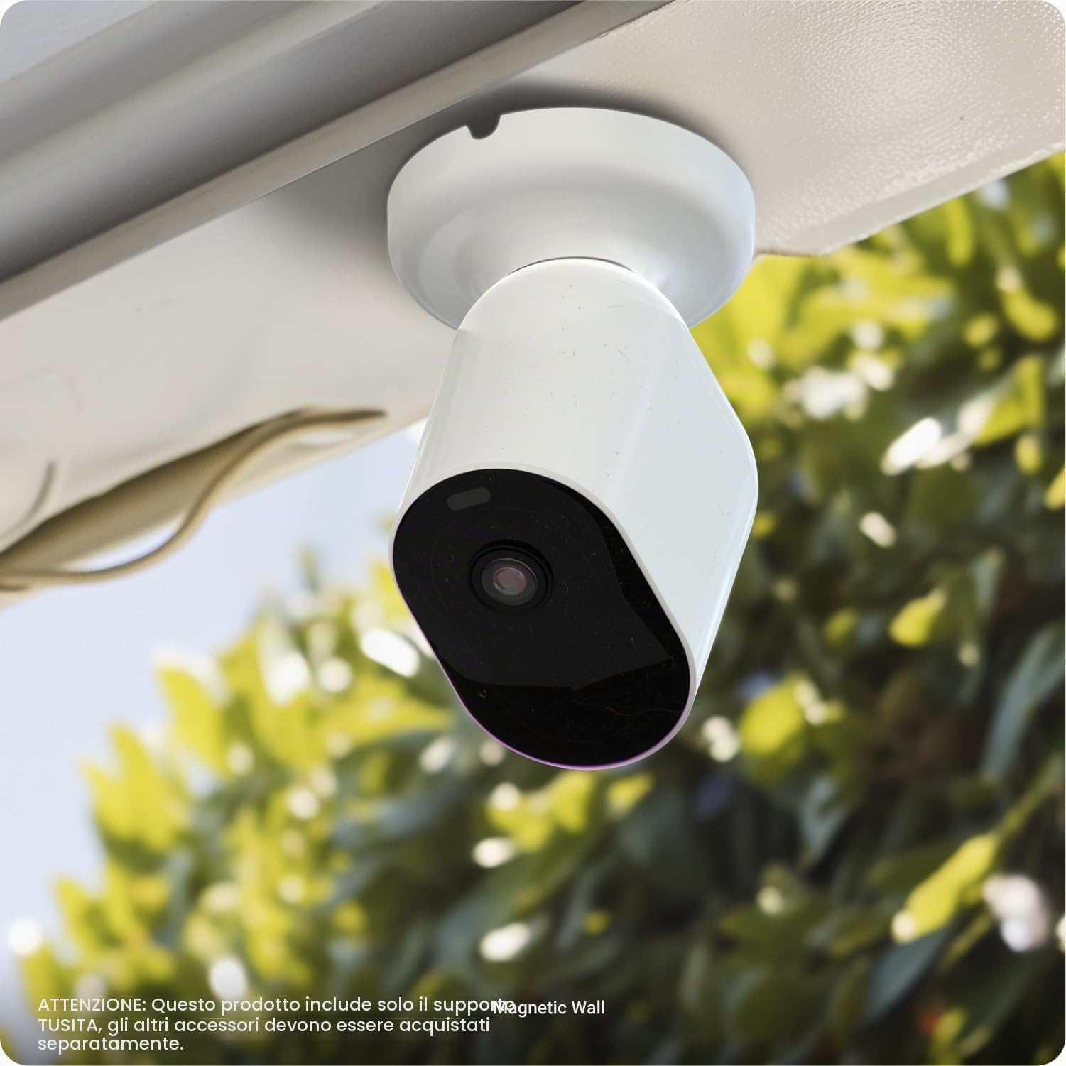 TUSITA Supporto Magnetici da Parete Compatibile con Arlo Pro 5S 2K, Pro 4, Pro 3, Ultra 2, e Ultra Cameras, 2 Pezzi