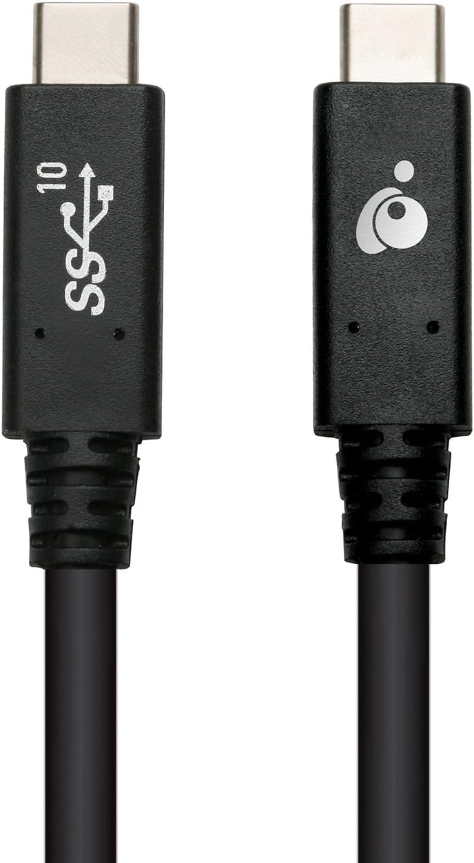 IOGEAR USB-C to USB-C 3.1 Gen 2 6Ft Cable - Power Delivery 100W - Data Rate Up to 10Gbps - MacBook - iPad Pro 2020 - Chromebook - Pixel - Switch - Type-C Devices/Laptops - G2LU3CCM01E