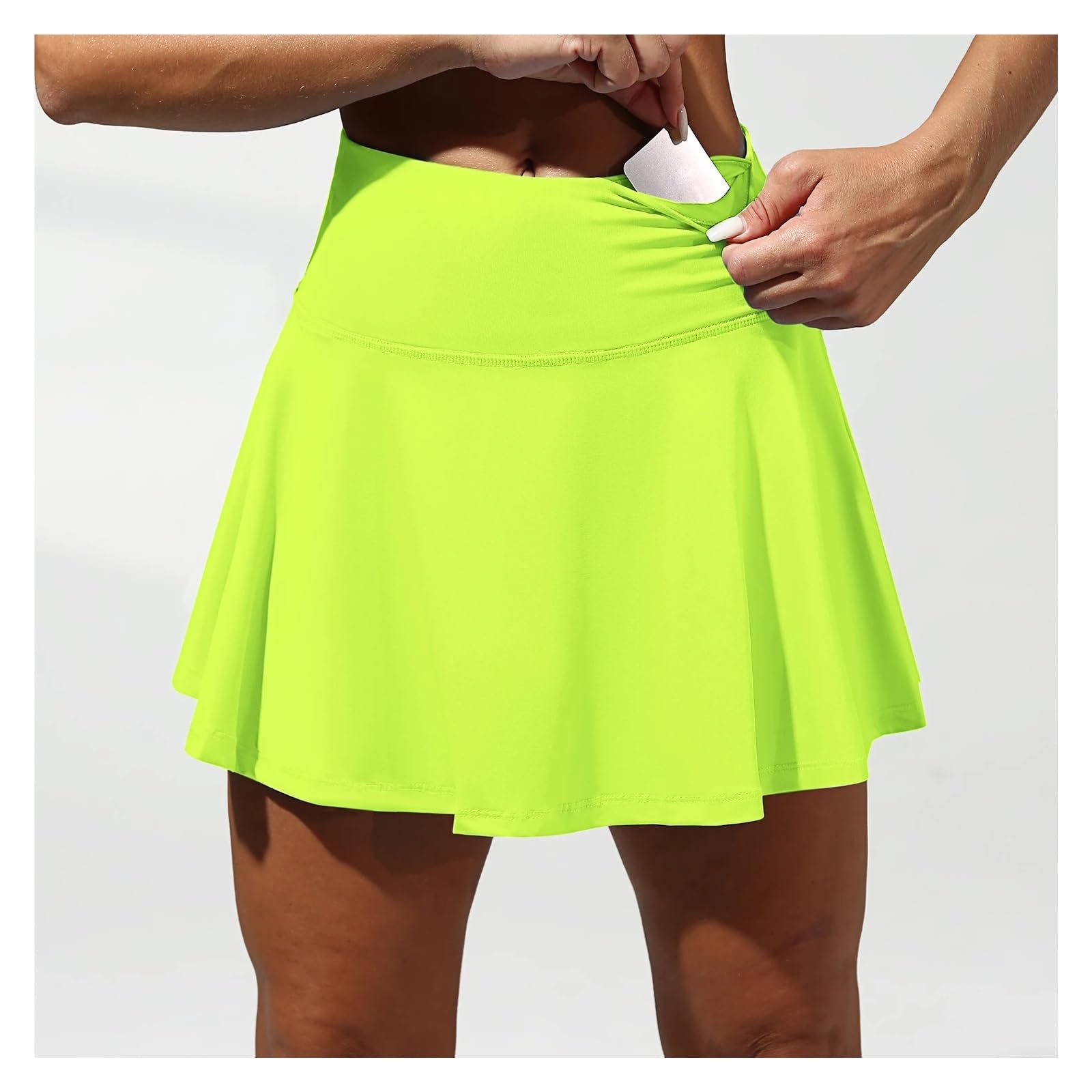 Gonne da Golf Gonne da Tennis con Tasche Donna, Gonna Plissettata a Vita Alta, Sportiva Golf, Corsa, Fitness, Abbigliamento Sportivo