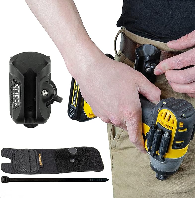 Tool Holster - Improve The Way You Carry Your Power Drill, Driver, Multitool, Pneumatic, Multi-Tool and More on Your Belt - Compatible with All Major Tool Brands