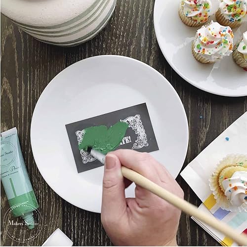 Miniatura 5 de A Maker's Studio - Hoja de plantilla de malla adhesiva reutilizable - Ideal para manualidades y manualidades - Adecuado para pinturas y tintas -