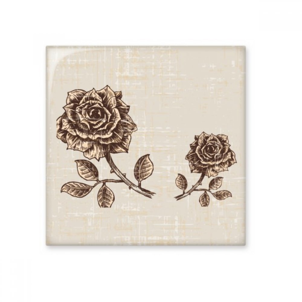 Faïence en céramique brillante rose et marron effet vieilli haut de gamme