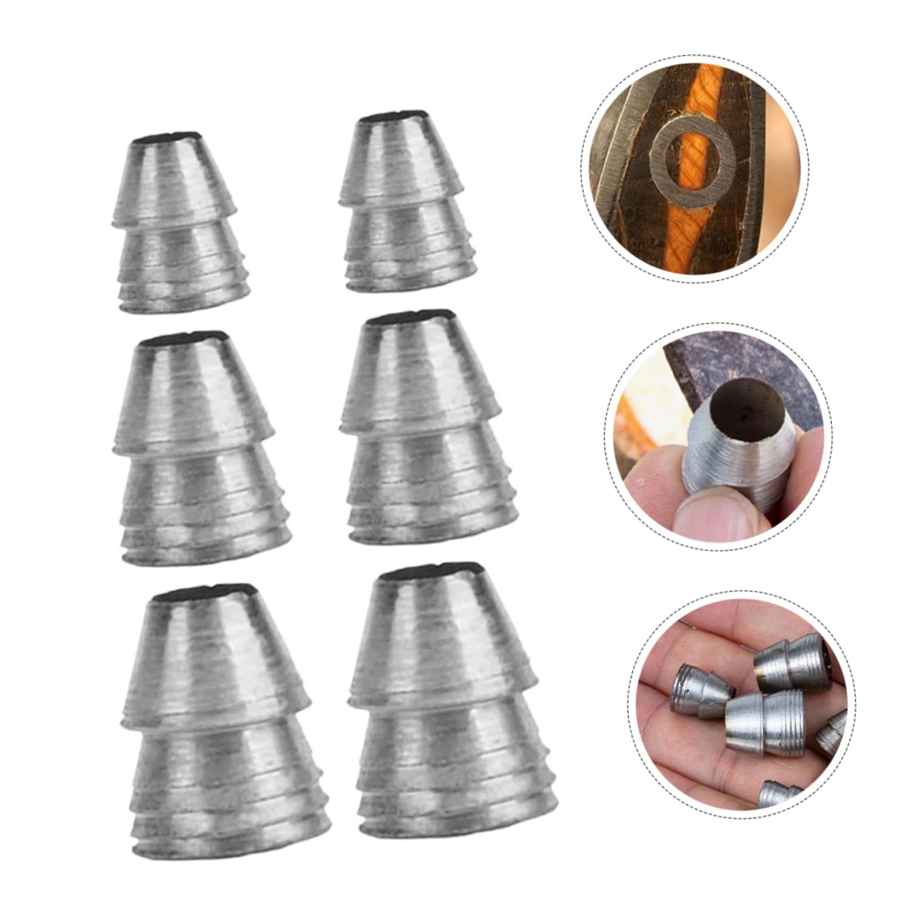 Balacoo 1set Garden Tool Set Axe Wedge Axe Handle Fixing Accessory Sturdy Wedge Hammer Accessory Replacement Wedge for Hammer Axe Handle Wedge Metal Wedge Axe Repair Tool Iron 30pcs