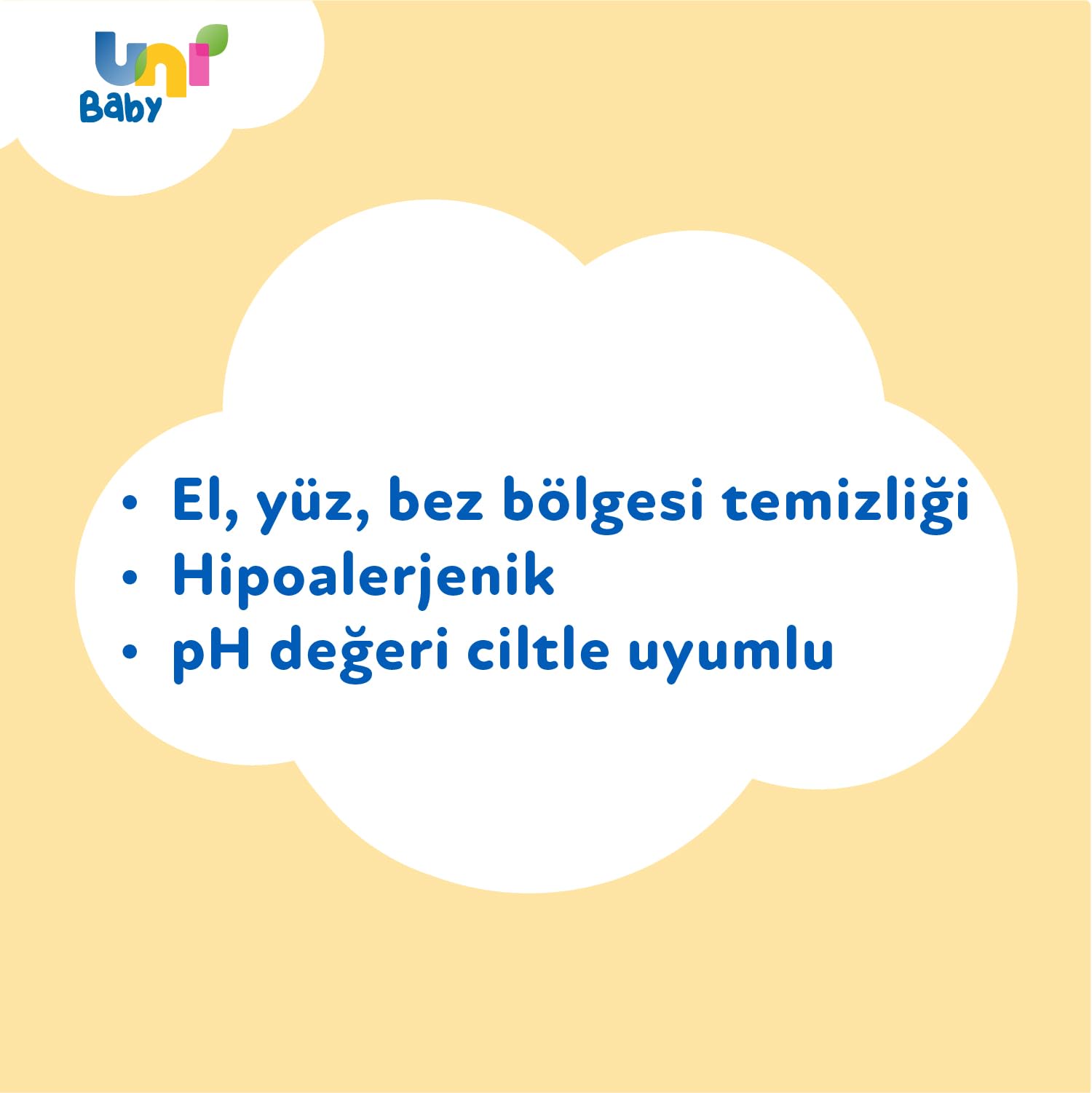 Uni Baby Yenidoğan Islak Mendil 40 Yaprak