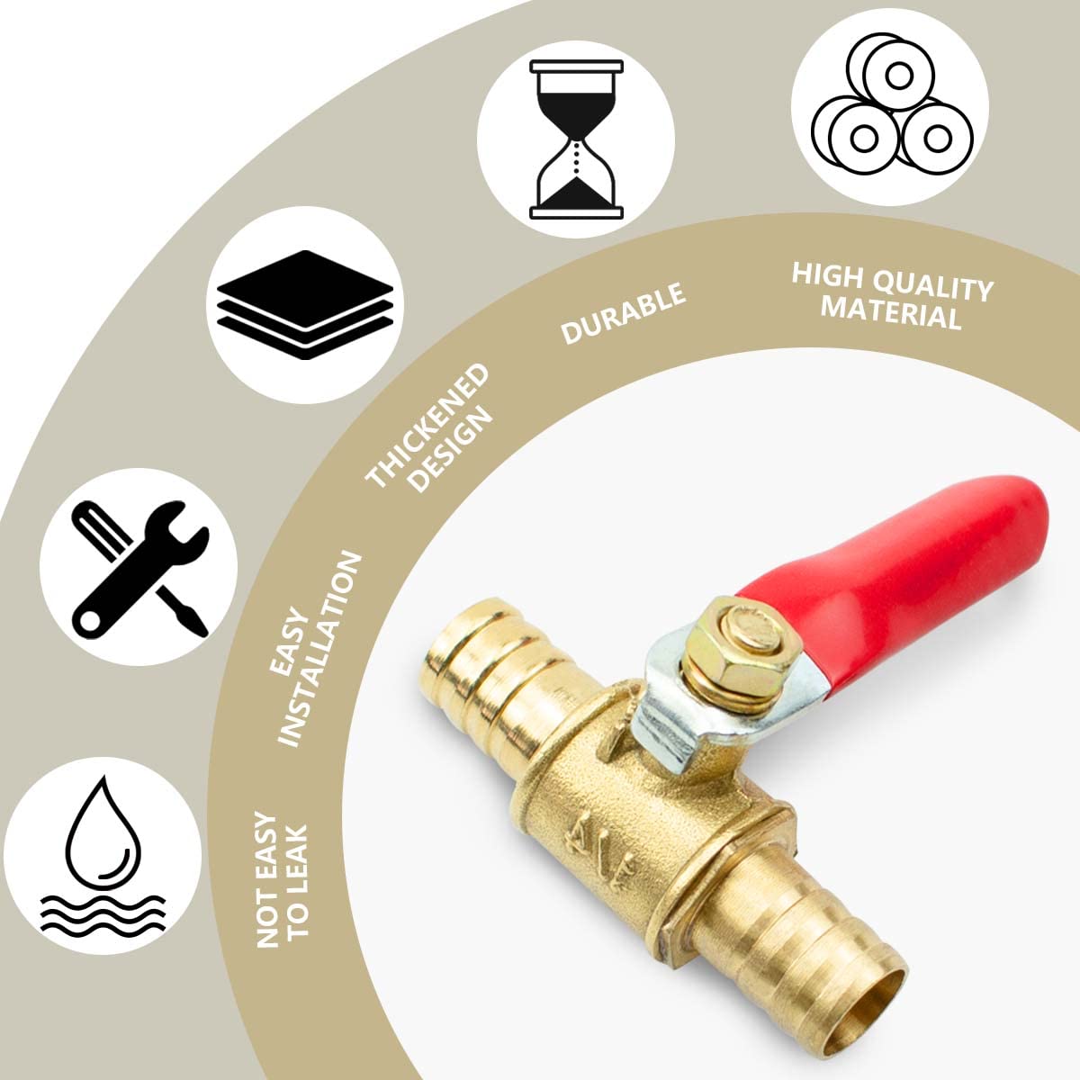 Valvole Per Flusso Dell'aria Valvola Di Controllo Flusso D'aria OD - Foto 14