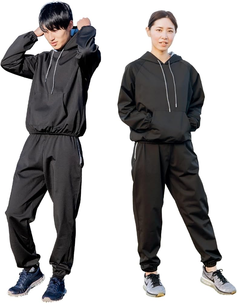 Amazon.co.jp: CROSEY サウナスーツ メンズ レディース 上下