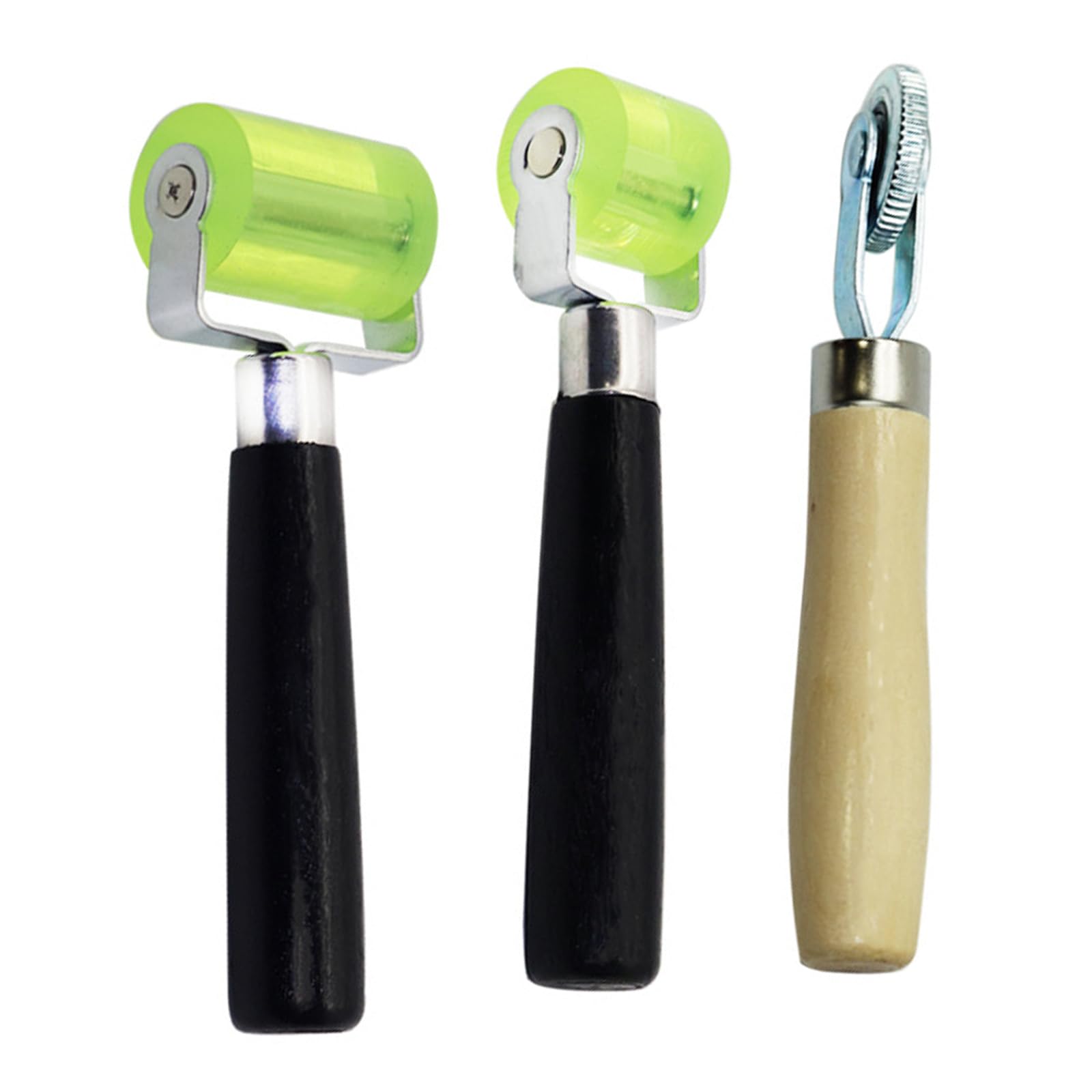 Ordinaryone 3Pcs Multipurpose Rubber Wheel Roller Tool Ergonomic Design For Car Soundproofing And Diyer Seam Filling Projects Automotive Car Sound Deadening Application Wheel Roller