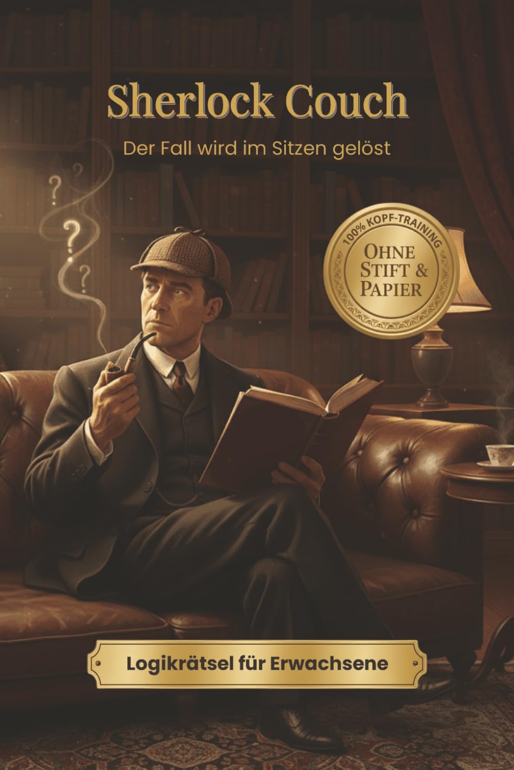 Sherlock Couch - Der Fall wird im Sitzen gelöst: Logikrätsel für Erwachsene - 50 Rätsel mit Lösungen