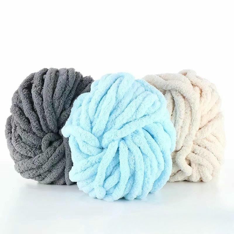 6/12 rolek 250 g, kolorowa, gruba przędza do szydełkowania, puszysta i miękka, bardzo gruba przędza do samodzielnego wykonania szalików, czapek, koców, legowisk dla zwierząt domowych i mat