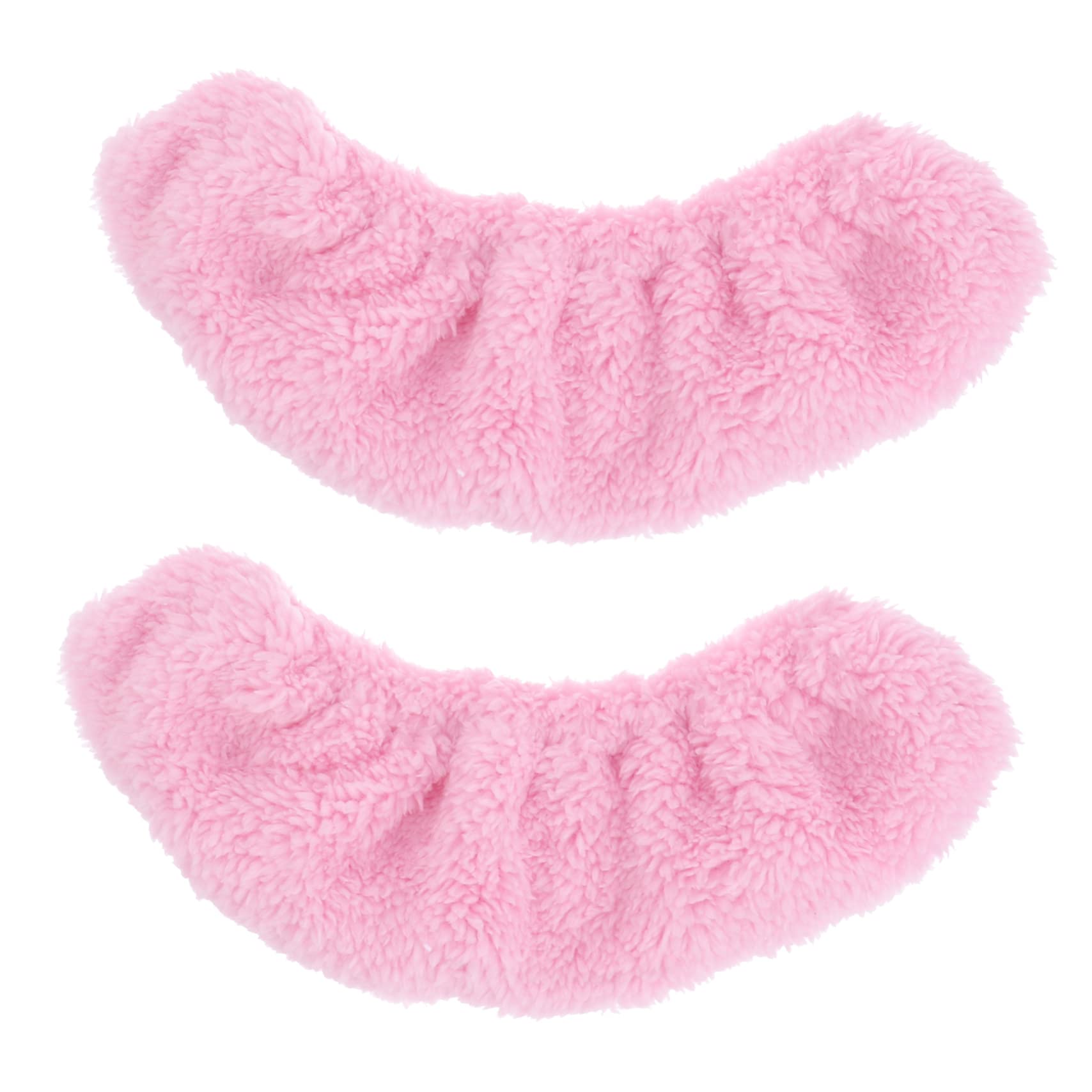 YARNOW Couvre-Patins en Velours Doux Rose Élastique Protège-Lames de Patins à Glace pour Hockey et Patinage Artistique, Pratique et Confortable