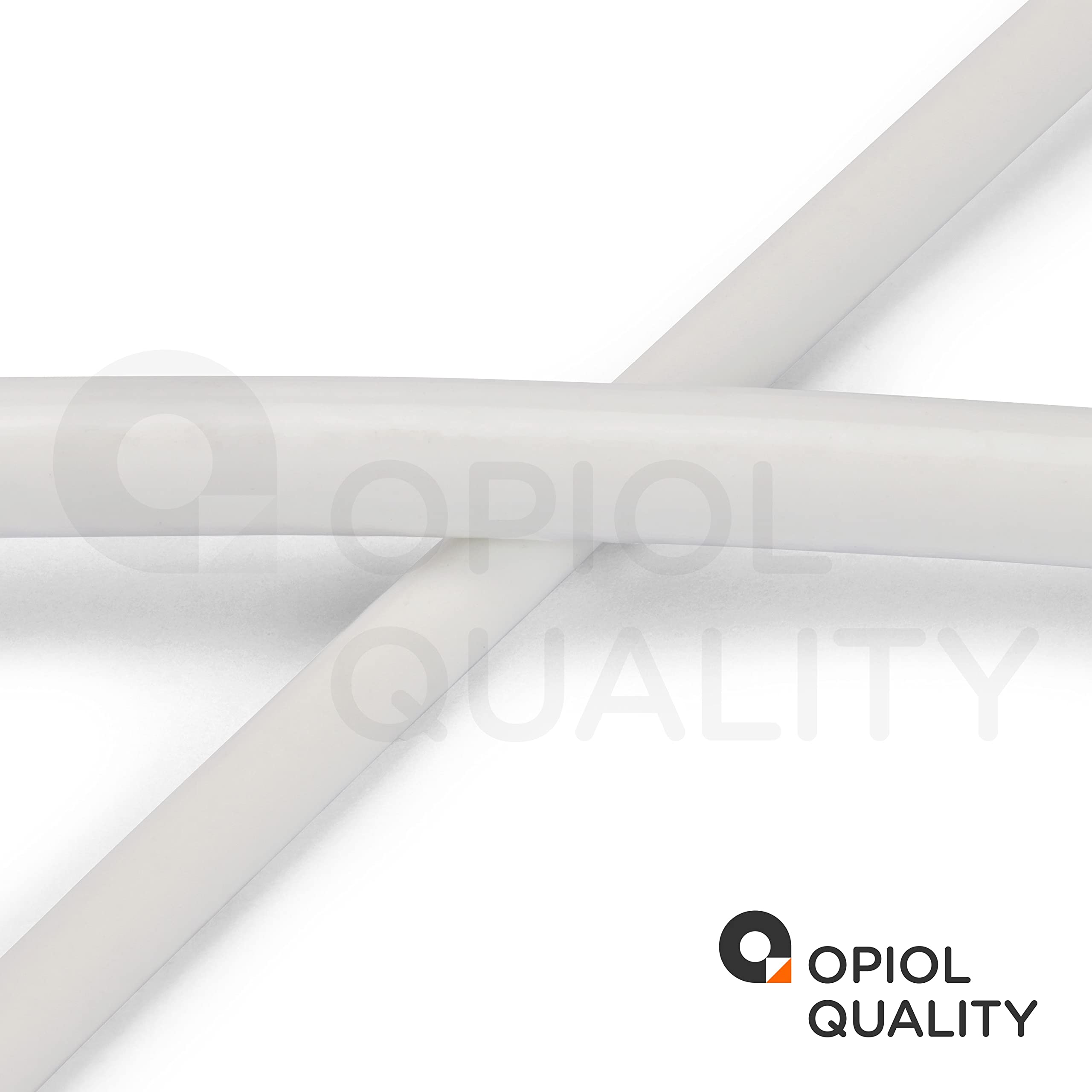 4/5 mm Drahtseil 7X7, PVC ummantelt, transparent, Edelstahl A4 (30 Meter) Stahlseil Zubehör Draht Edelstahldrahtseil Geländerseil Hängender Drahtspule