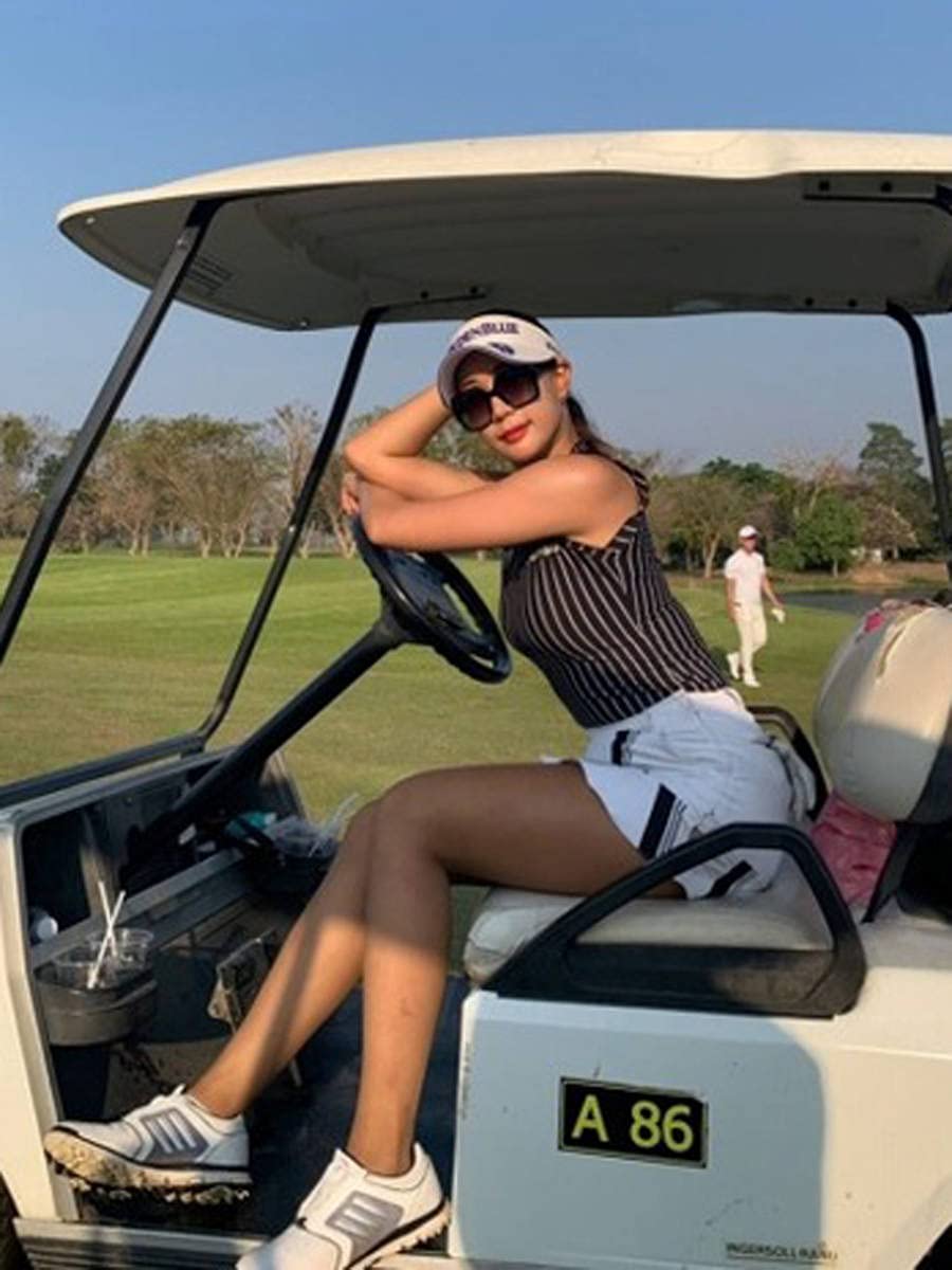 Amazon.co.jp: ユヒョンジュ3 女子プロゴルファー モデル 韓国 L