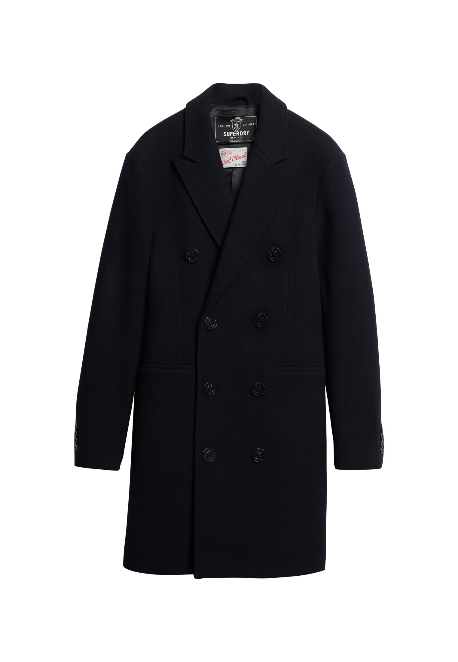 Superdry Bleu City Coat The Merchant Store