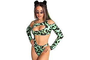 Feminine Fire: Mesh and Cutout Bodysuit for the Bold