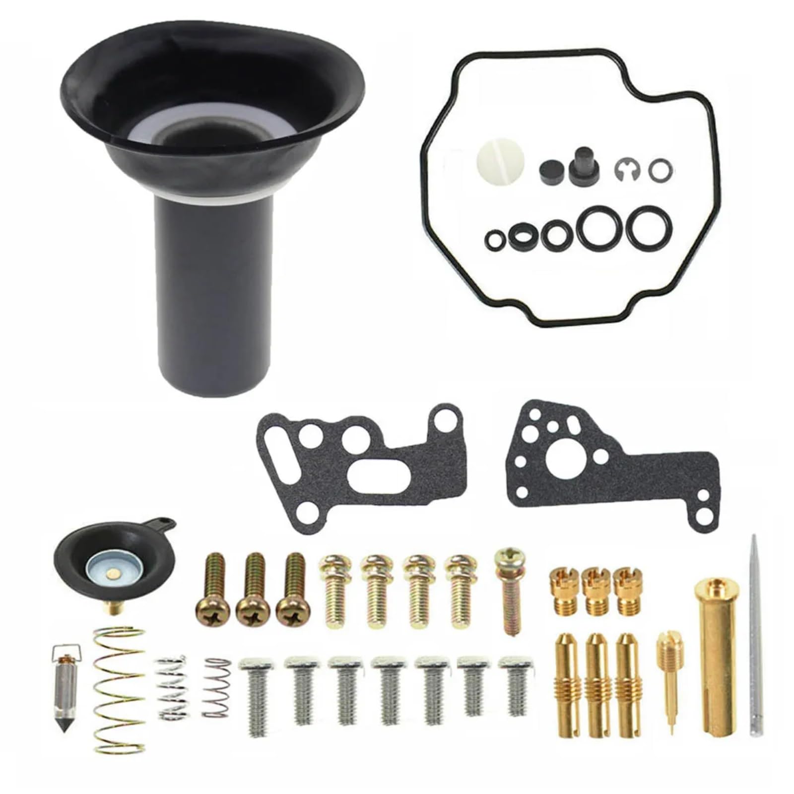 Kit Carburador Repuesto Kit Reparación Carburador Motocicleta Para Yamaha Para V-Max1200 1985-2000 Piezas De Reconstrucción De Diafragma De Émbolo Juego De Reparación De Carburador