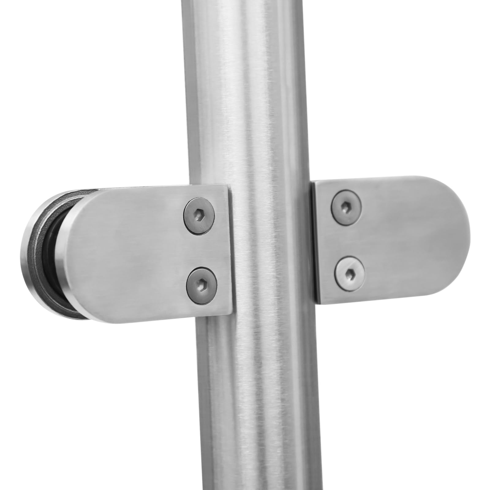 Palo centrale in acciaio inox 110 cm per balconi alta stabilità aspetto classico
