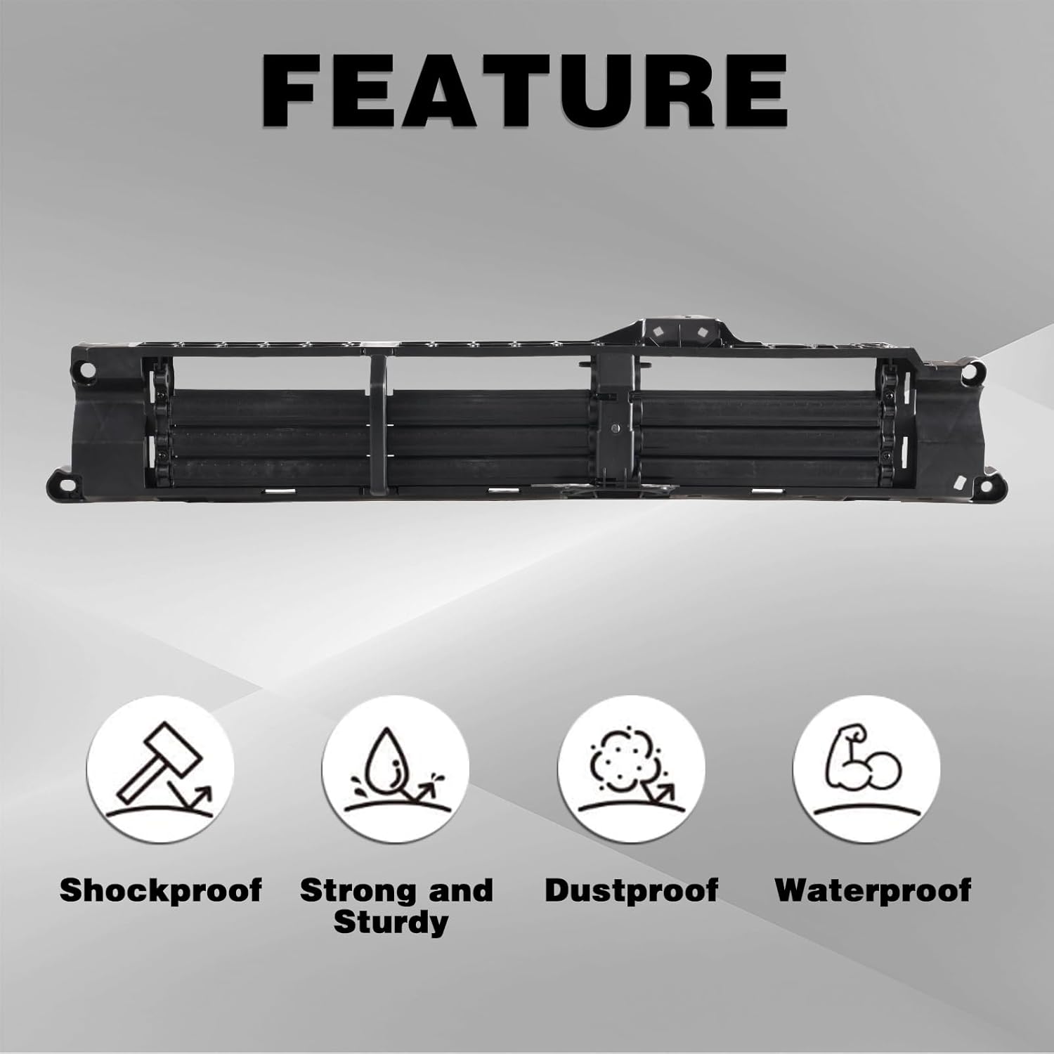Active Grille Shutter Compatible with 2023-2024 Honda CR-V Replacement for 71350-3A0-A01 713503A0A01