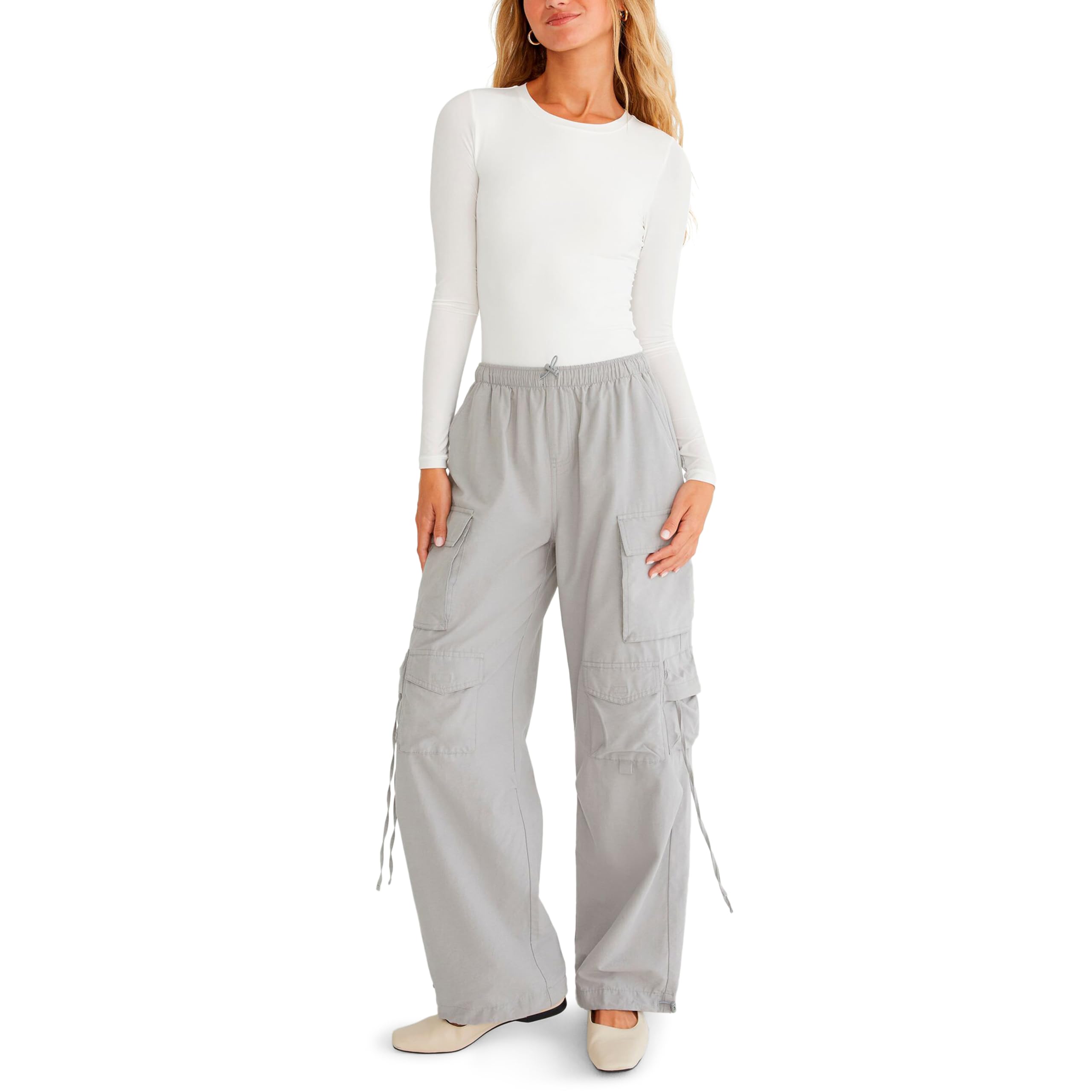 Aeropostale Womens Parachute Cargo Pant