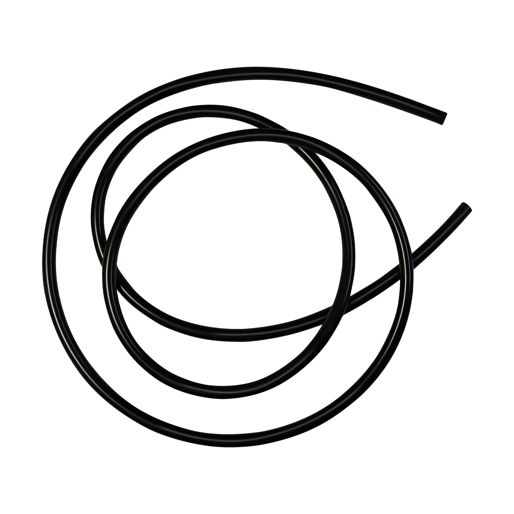 iMeistek Flexible Silicone Tubing, 12mm ID x 16mm OD 2.5m Length Silicone Hose for Aquarium Pumps and Air Hoses,Black