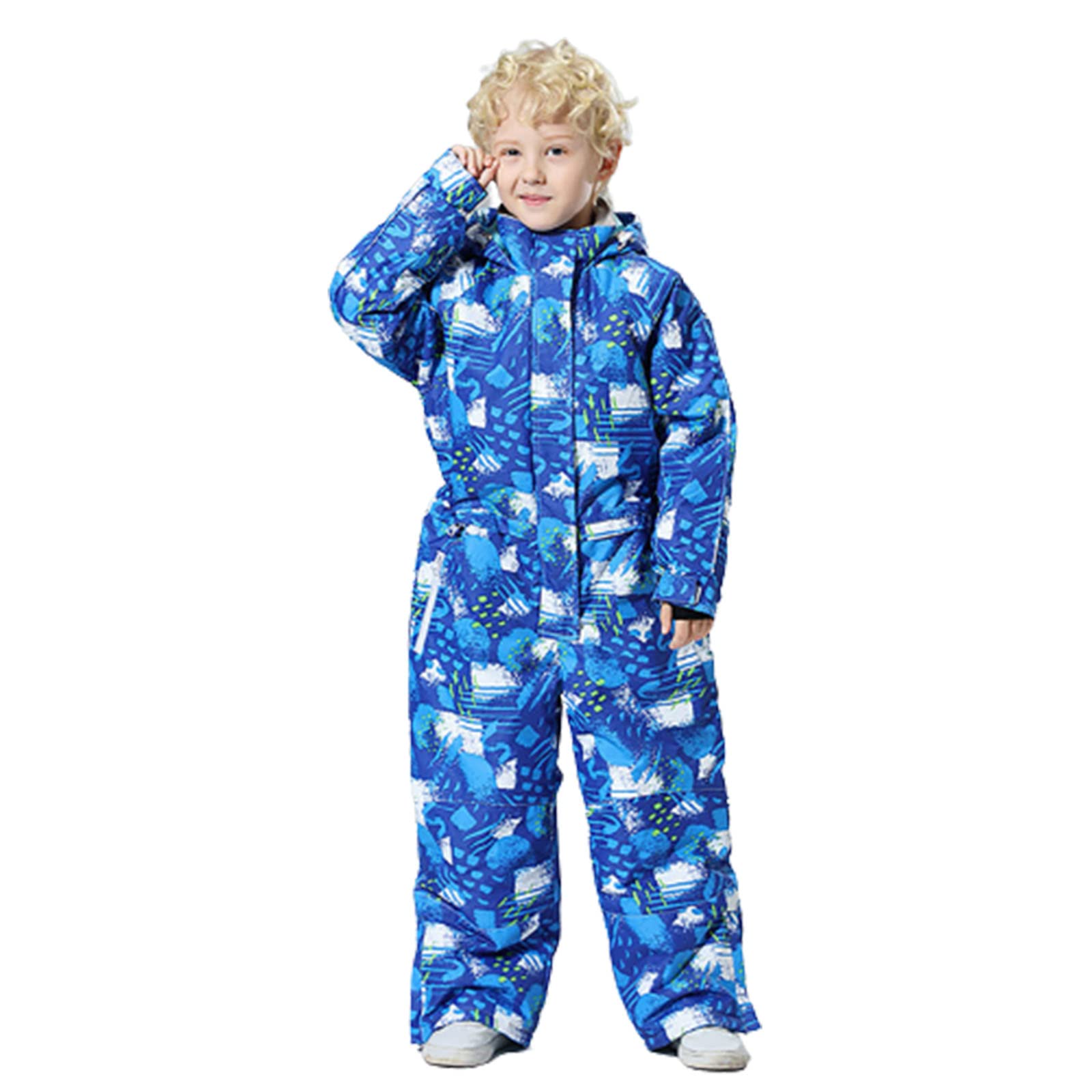 Tuta da Sci per Bambini Tuta da Sci per Bambini Snowboard Sci per Bambini Cappotto Caldo Impermeabile e Antivento