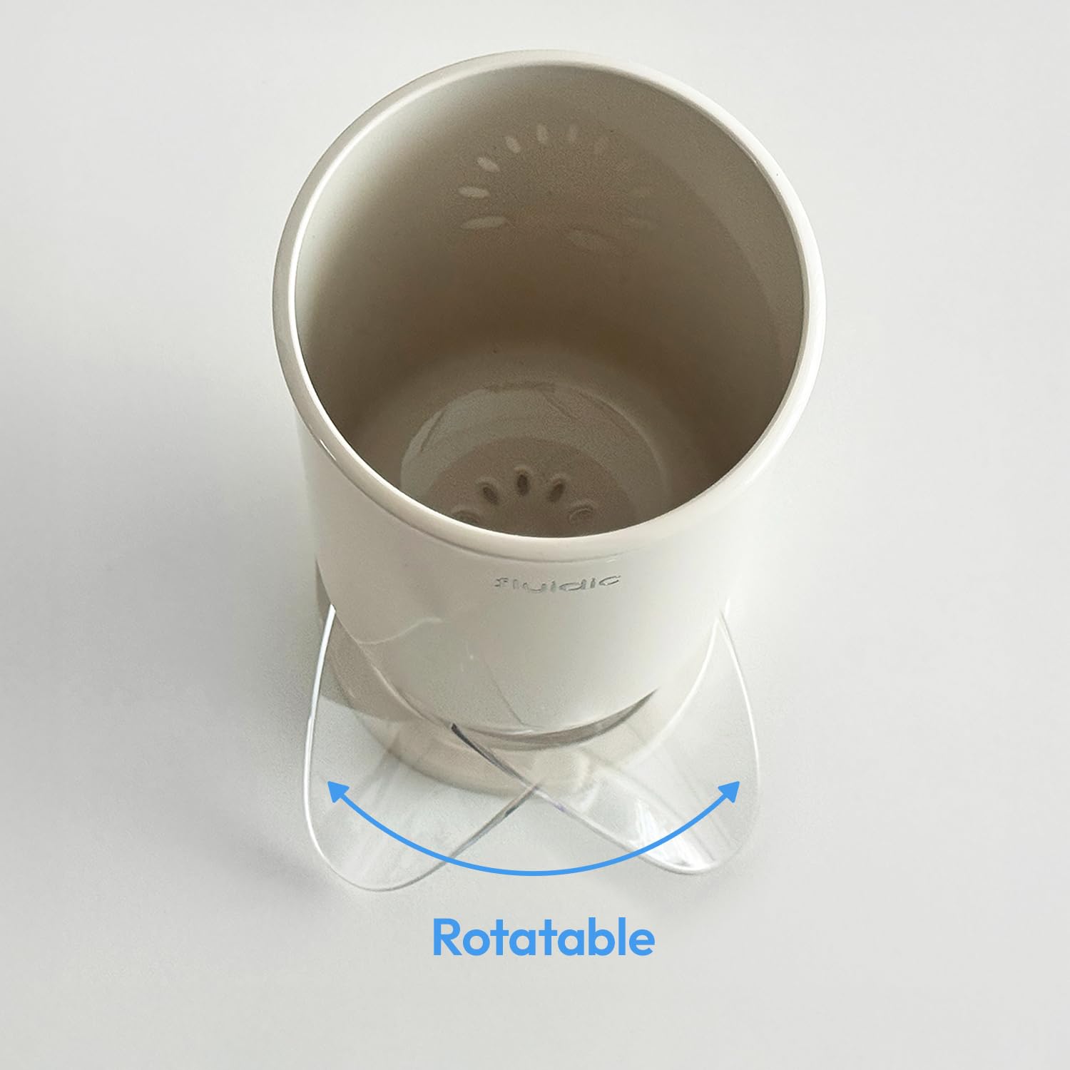 carrotez Soporte de secado de utensilios para encimera de cocina, autodrenante, cubiertos pequeños, soporte escurridor de cubiertos, beige, 1 unidad