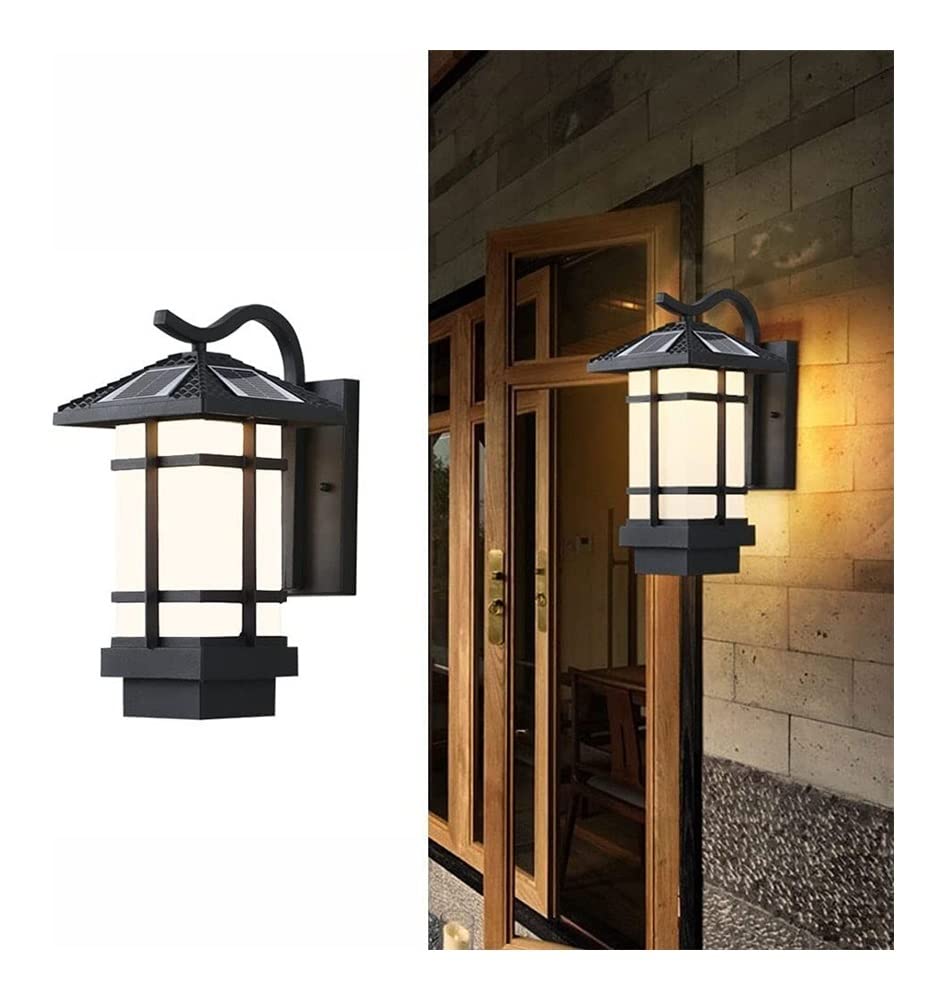 Lanterne murale extérieure solaire pour sublimer votre entrée de maison design