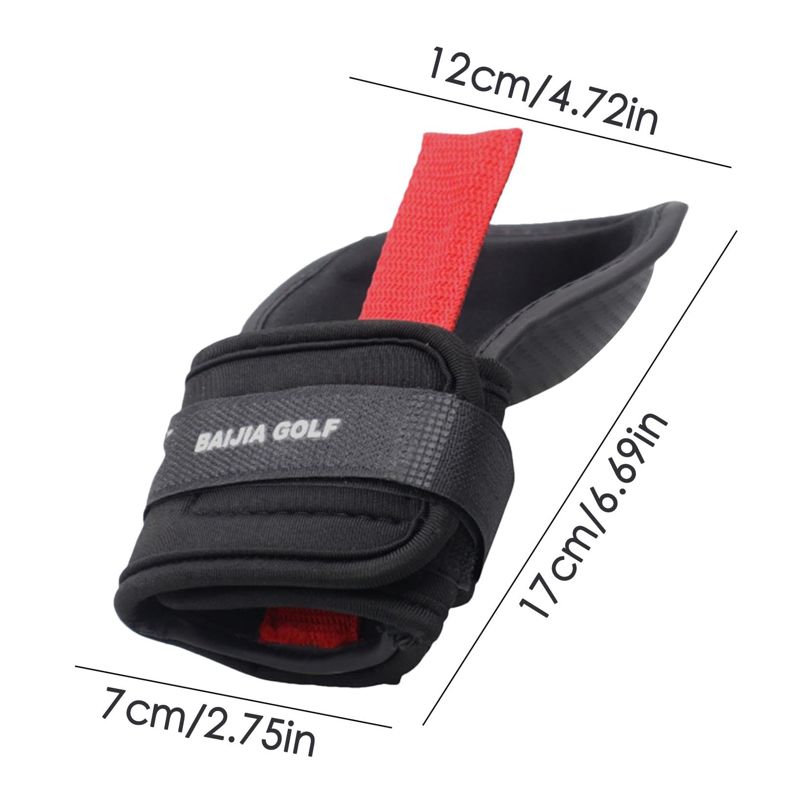 Tutore da polso da golf, aiuto per l'allenamento dell'oscillazione del golf e dell'angolo del polso, correttore per principianti di golf, gadget da golf, strumento di pratica di allineamento