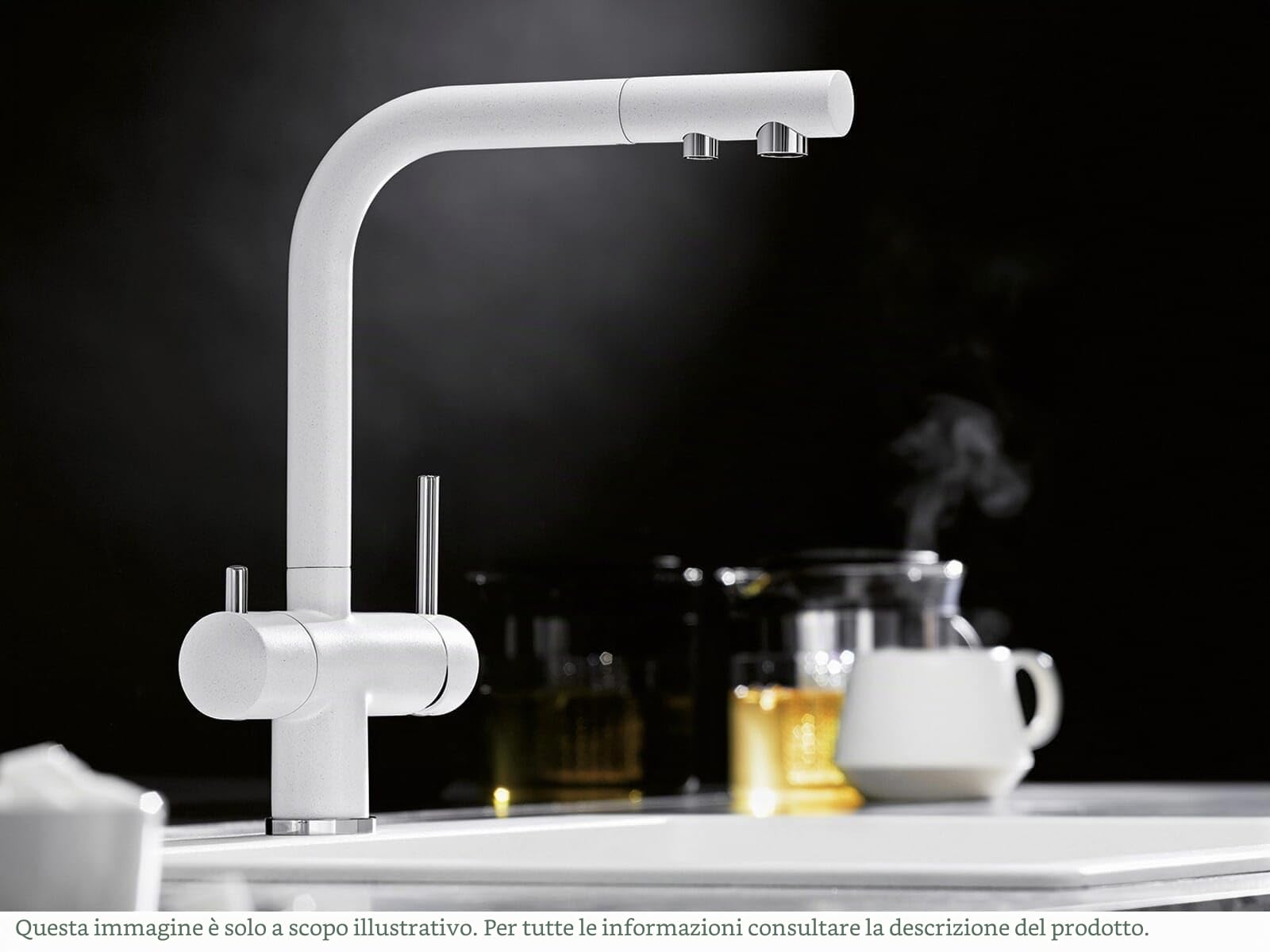 BLANCO 525206 FONTAS-S II Filter Rubinetto da Cucina, Ottone, Tartufo