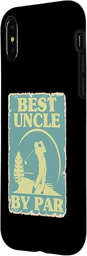 Miniatura 2 de iPhone XXS Best Uncle By Par Golf Golfer Golfing from niece or nephew Case