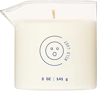 Dame Products Massage Oil Candle - Plant-Based with Kava Kava - Moisturizing and Relaxing - Lime Leaves, Ambrette & White Peach