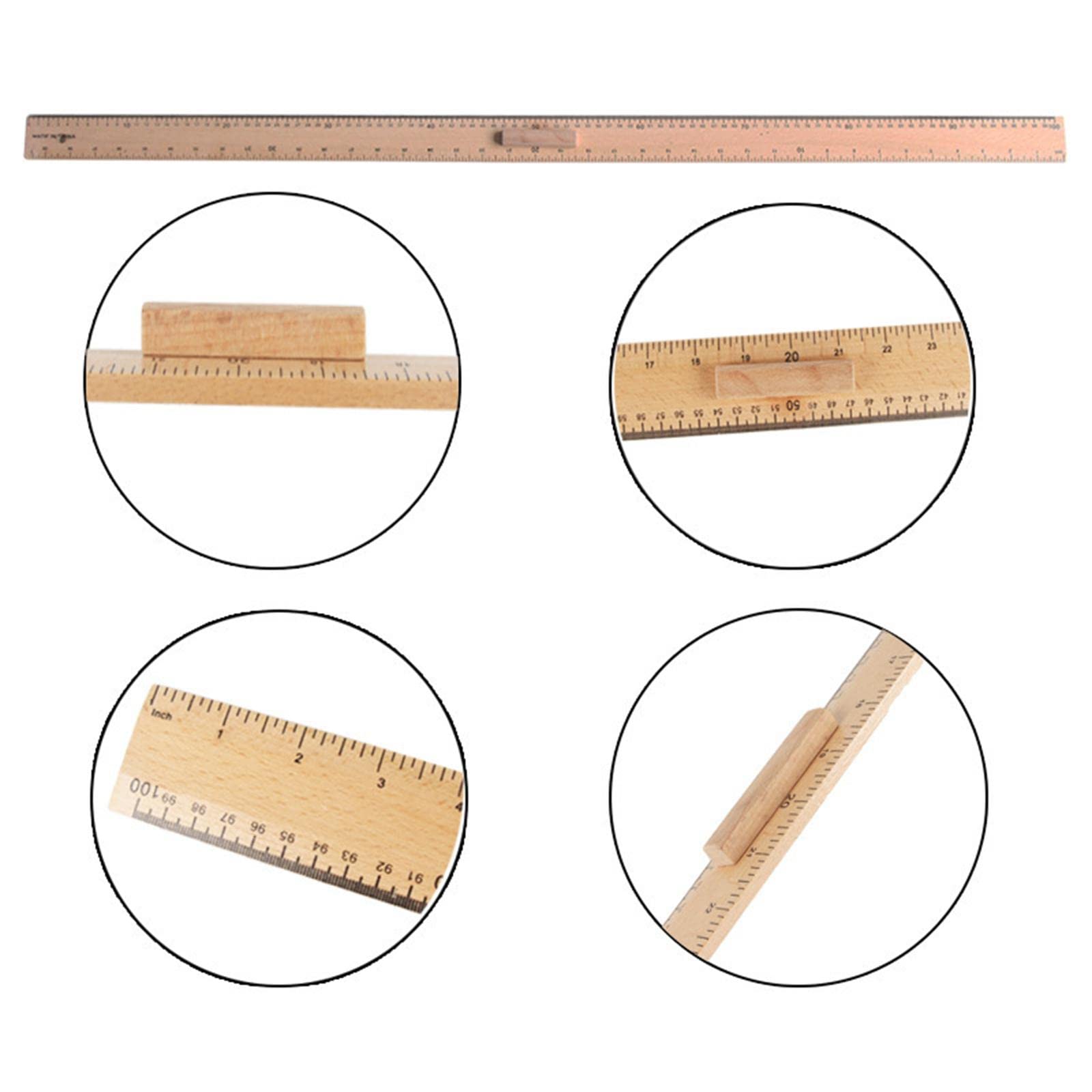 Generic Set mit Winkelmesser, Und 45° Lineal (groß)