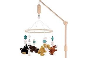 The Peanutshell Woodland Crib Mobile for Boys or Girls
