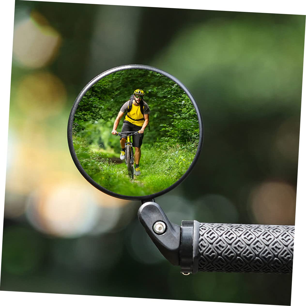 Sosoport 3 Stk Rückspiegel Konvexer Fahrradspiegel Runder Fahrradspiegel Rennrad Hinten Universelles Fahrradheck Runder Spiegel Mountainbike-lenker Konvexer Spiegel Ap Nylonhalterung Reiten