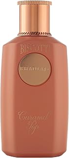 Caramel Pop - Perfume Khadlaj Biscotti Extrait de Parfum, fragancia gourmand para mujer cremosa de azúcar y vainilla, aroma dulce de palomitas de maíz
