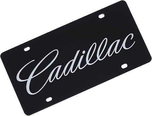 Compatible con -, Cadillac - Placa de matrícula acrílica Lazer-Tag
