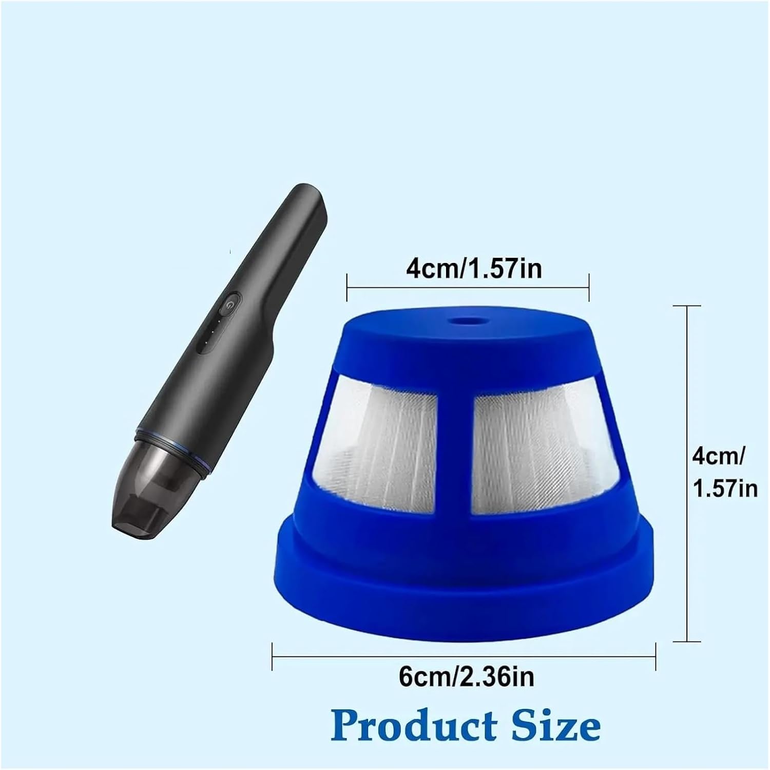 HEPA Vacuum Filter Compatible with Eufy HomeVac H11 / H11 Pure / H20, Washable Replacement Filter for Cordless Handheld Vacuum Cleaner(16pcs)