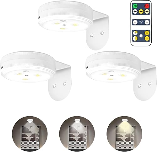 KANESIKI Luz de imagen inalámbrica que funciona con pilas, luz de arte magnética con control remoto, 3 modos de iluminación, luz de disco de disponible en Yaxa Guatemala