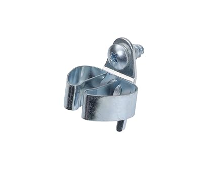 Triton Products 73205 DuraHook 1/4-Inch to 1/2-Inch Hold Range 1-1/8-Inch Projection Annealed Chromate Dipped Steel Standard Spring Clip for DuraBoard or 1/8 Inch and 1/4 Inch Pegboard, 10-Pack