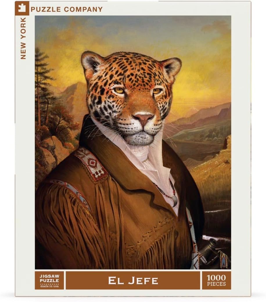 New York Puzzle Company - Bill Mayer El Jefe - 1000 Piece Jigsaw Puzzle for Adults by Bill Mayer